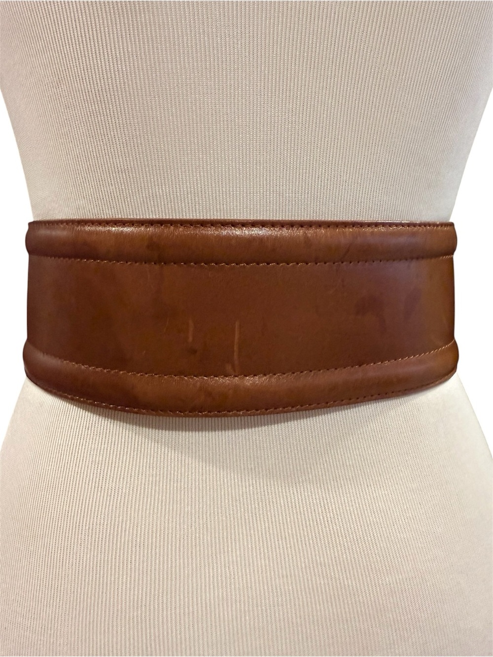 Michael Kors Luxury Leather Wide Brown Waist Belt Women’s Small Made in Italy - Picture 7 of 9